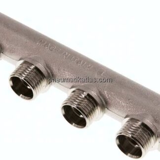 Verteilerrohr G 3/4"(IG/AG), Abgang 4x G 1/2" (AG)