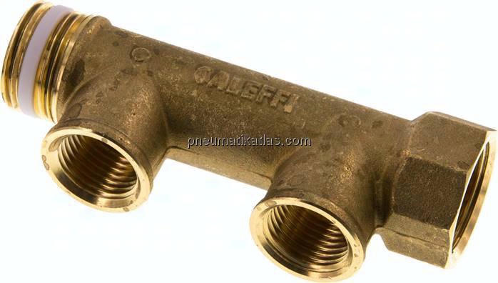 Verteilerrohr G 3/4"(IG/AG), Abgang 2x G 1/2" (IG)