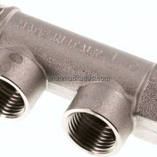 Verteilerrohr G 3/4"(IG/AG), Abgang 2x G 1/2" (IG)