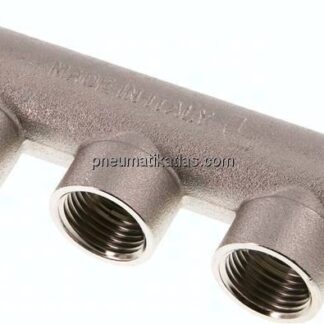 Verteilerrohr G 3/4"(IG/AG), Abgang 3x G 1/2" (IG)