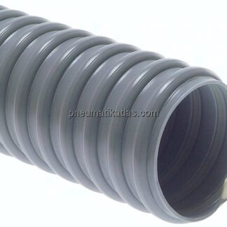 Leichter Saug-Schlauch, PVC-Superflex grau, 13mm