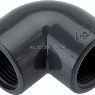 90°-Winkel Rp 4" (IG), PVC-U