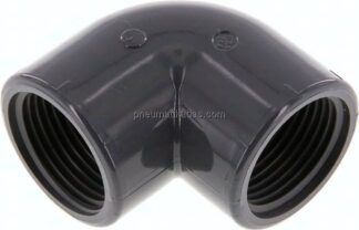 90°-Winkel Rp 1" (IG), PVC-U