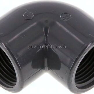 90°-Winkel Rp 1" (IG), PVC-U