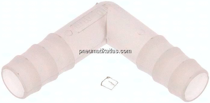 Winkel-Schlauchverbinder 10mm, PVDF
