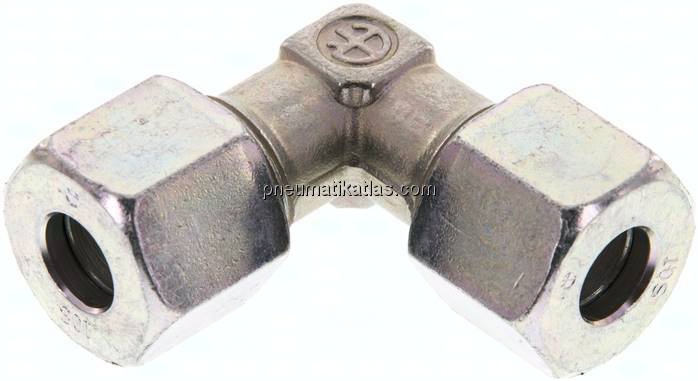 Winkel-Schneidringverschraubung 10 S (M18x1,5), Stahl verzinkt