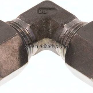 Winkel-Schneidringverschraubung 10 S (M18x1,5), Klemmring 1.4571 (NC)
