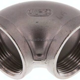 90°-Winkel Rp 1-1/2"-Rp 1-1/2", 1.4408
