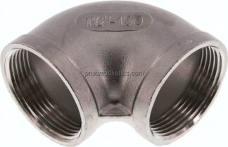 90°-Winkel Rp 1-1/2"-Rp 1-1/2", 1.4408