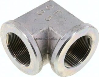 Hochdruck-90°-Winkel G 1-1/2" (IG), Stahl verzinkt