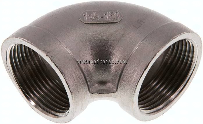 90°-Winkel Rp 1-1/4"-Rp 1-1/4", 1.4408