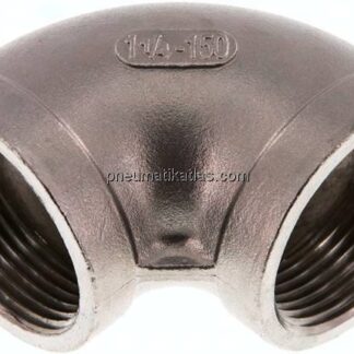90°-Winkel NPT 1-1/4"-NPT 1-1/4", 1.4408