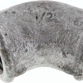 45°-Winkel Rp 1/2" (IG), Temperguss verzinkt