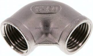 90°-Winkel Rp 1/2"-Rp 1/2", 1.4408