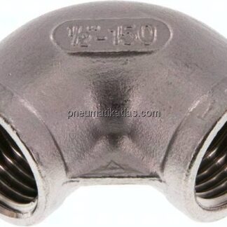 90°-Winkel Rp 1/2"-Rp 1/2", 1.4408