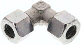 Winkel-Schneidringverschraubung 12 L (M18x1,5), Stahl verzinkt