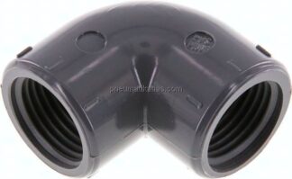 90°-Winkel Rp 1/2" (IG), PVC-U
