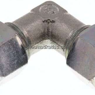 Winkel-Schneidringverschraubung 12 S (M20x1,5), Stahl verzinkt