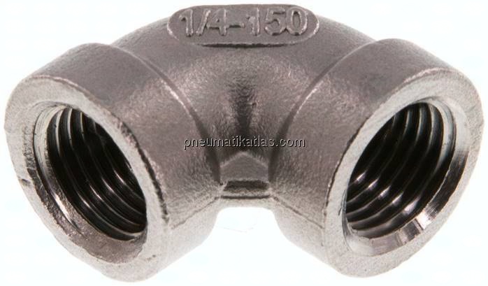 90°-Winkel Rp 1/4"-Rp 1/4", 1.4408