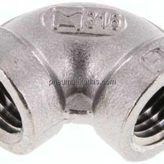 90°-Winkel NPT 1/4"-NPT 1/4", 1.4408