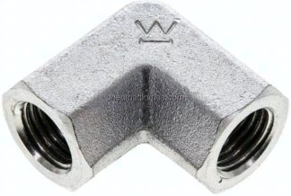 Hochdruck-90°-Winkel NPT 1/4" (IG), Stahl verzinkt