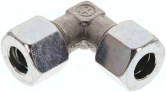 Winkel-Schneidringverschraubung 14 S (M22x1,5), Stahl verzinkt
