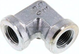 Hochdruck-90°-Winkel G 1/8" (IG), Stahl verzinkt