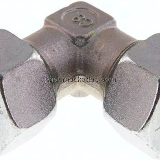 Winkel-Schneidringverschraubung 18 L (M26x1,5), Stahl verzinkt