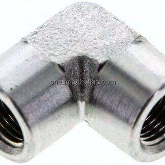 Hochdruck-90°-Winkel NPT 1/8" (IG), Stahl verzinkt