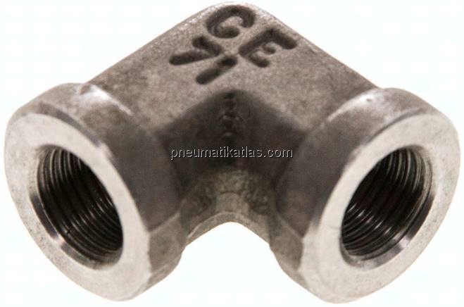 Hochdruck-90°-Winkel NPT 1/8" (IG), V4A