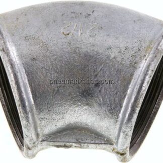 45°-Winkel Rp 2-1/2" (IG), Temperguss verzinkt