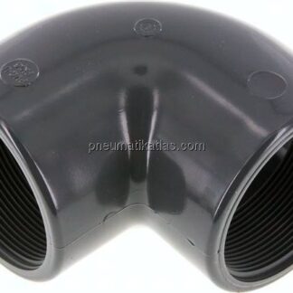 90°-Winkel Rp 2-1/2" (IG), PVC-U