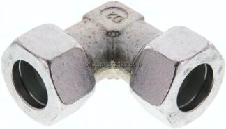 Winkel-Schneidringverschraubung 22 L (M30x2), Stahl verzinkt