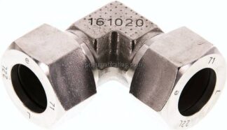 Winkel-Schneidringverschraubung 22 L (M30x2), 1.4571