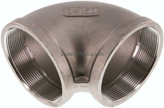 90°-Winkel Rp 3"-Rp 3", 1.4408