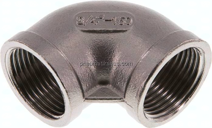90°-Winkel Rp 3/4"-Rp 3/4", 1.4408