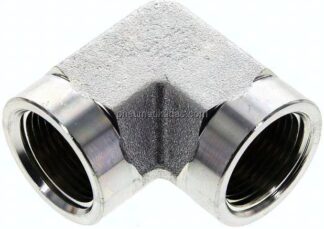 Hochdruck-90°-Winkel NPT 3/4" (IG), Stahl verzinkt