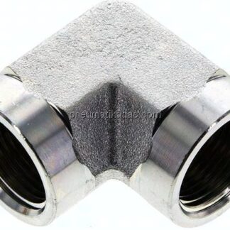 Hochdruck-90°-Winkel NPT 3/4" (IG), Stahl verzinkt
