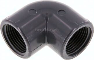 90°-Winkel Rp 3/4" (IG), PVC-U