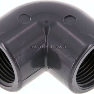 90°-Winkel Rp 3/4" (IG), PVC-U