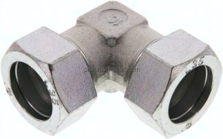 Winkel-Schneidringverschraubung 35 L (M45x2), Stahl verzinkt