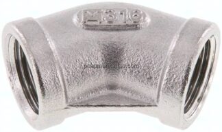 45°-Winkel Rp 3/8" (IG), 1.4408