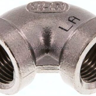 90°-Winkel Rp 3/8"-Rp 3/8", 1.4408