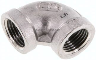 90°-Winkel NPT 3/8"-NPT 3/8", 1.4408