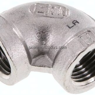 90°-Winkel NPT 3/8"-NPT 3/8", 1.4408