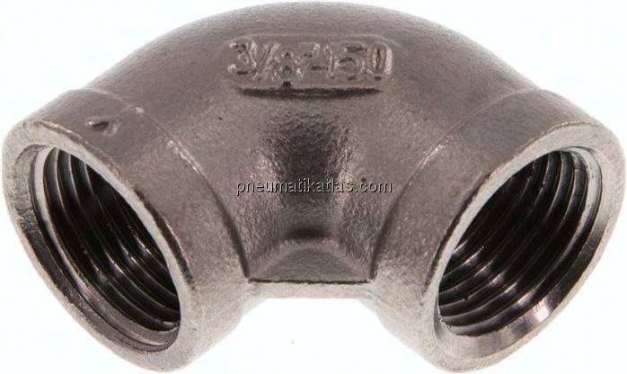 90°-Winkel Rp 3/8"-Rp 3/8", 1.4408