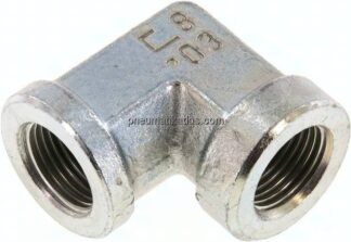 Hochdruck-90°-Winkel G 3/8" (IG), Stahl verzinkt