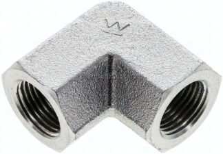 Hochdruck-90°-Winkel NPT 3/8" (IG), Stahl verzinkt