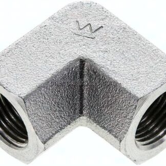 Hochdruck-90°-Winkel NPT 3/8" (IG), Stahl verzinkt