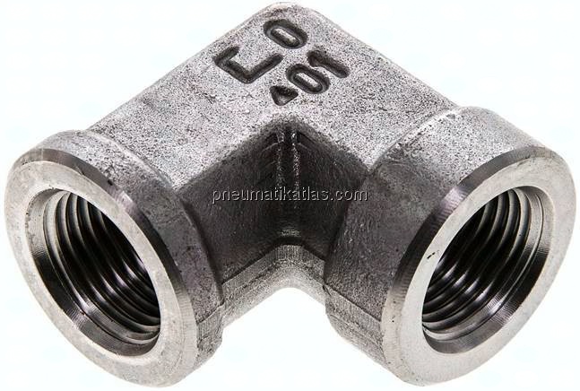 Hochdruck-90°-Winkel NPT 3/8" (IG), V4A